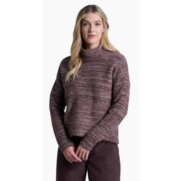 Kuhl Mohair Blend Multicolor Cowl Neck Sweater - Picture 2 of 14